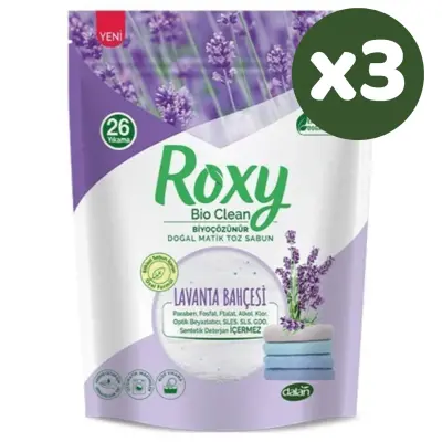 Dalan Roxy Matik Toz Sabun Lavanta Kokulu 800 gr x 3 Adet - 2