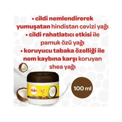 Dalin Hindistan Cevizli Bebek Vazelini 100 ml - 2