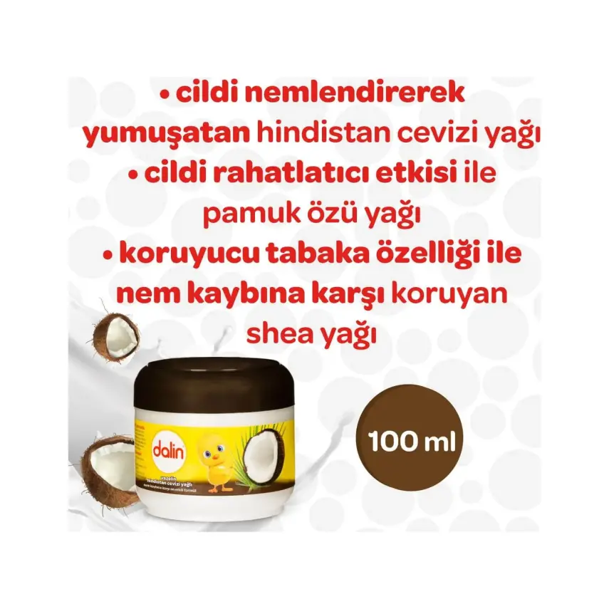 Dalin Hindistan Cevizli Bebek Vazelini 100 ml - 2