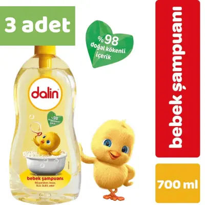Dalin Klasik Bebek Şampuanı 700 ml x3 Adet - 11