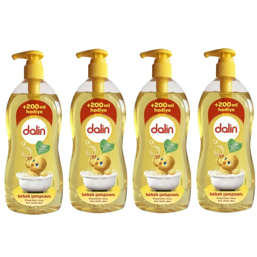Dalin Klasik Bebek Şampuanı 700+200 ml X 4 Adet - 1