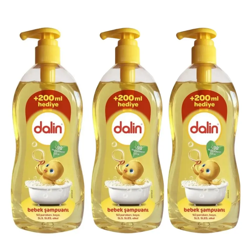 Dalin Klasik Bebek Şampuanı 900 ml 3lü Eko Paket  - 1