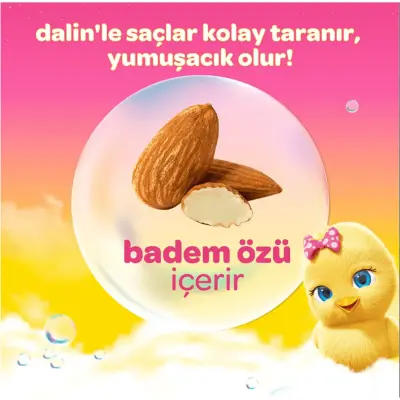 Dalin Kolay Tarama Bebek Şampuanı Badem 700 ml x 2 Adet - 7