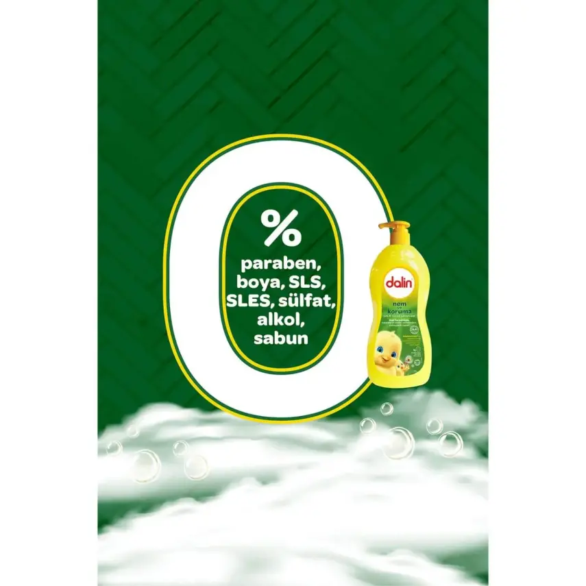 Dalin Nem Koruma Saç ve Vücut Bebek Şampuanı 700 ml - 9