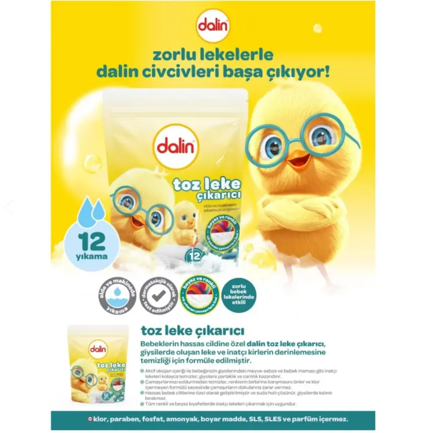 Dalin Toz Leke Çıkarıcı 500 gr  - 2