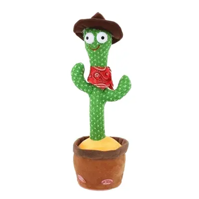 Dans Eden Şarjlı Peluş Kaktüs