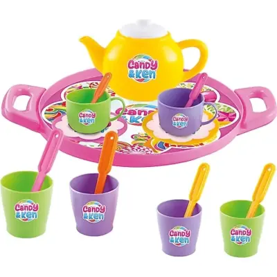 Dede Candy Tepsili Çay Set