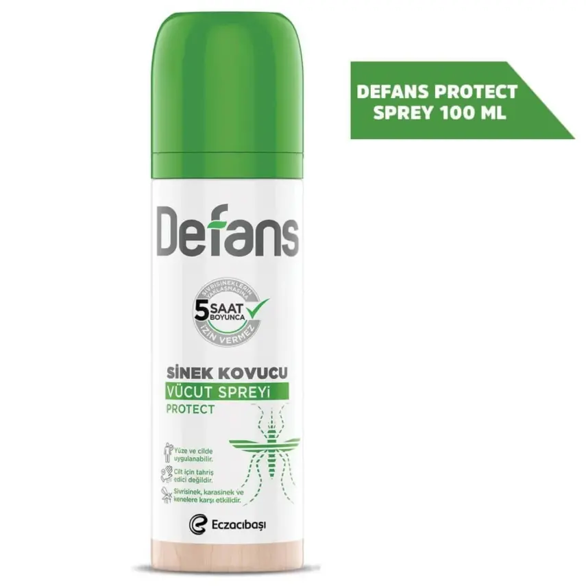 Defans Aerosol Sinek Kovucu Vücut Spreyi 100Ml  - 1