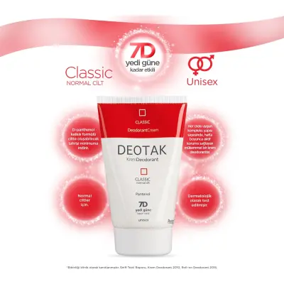 Deotak Krem Deodorant Classic 35 Ml - 5