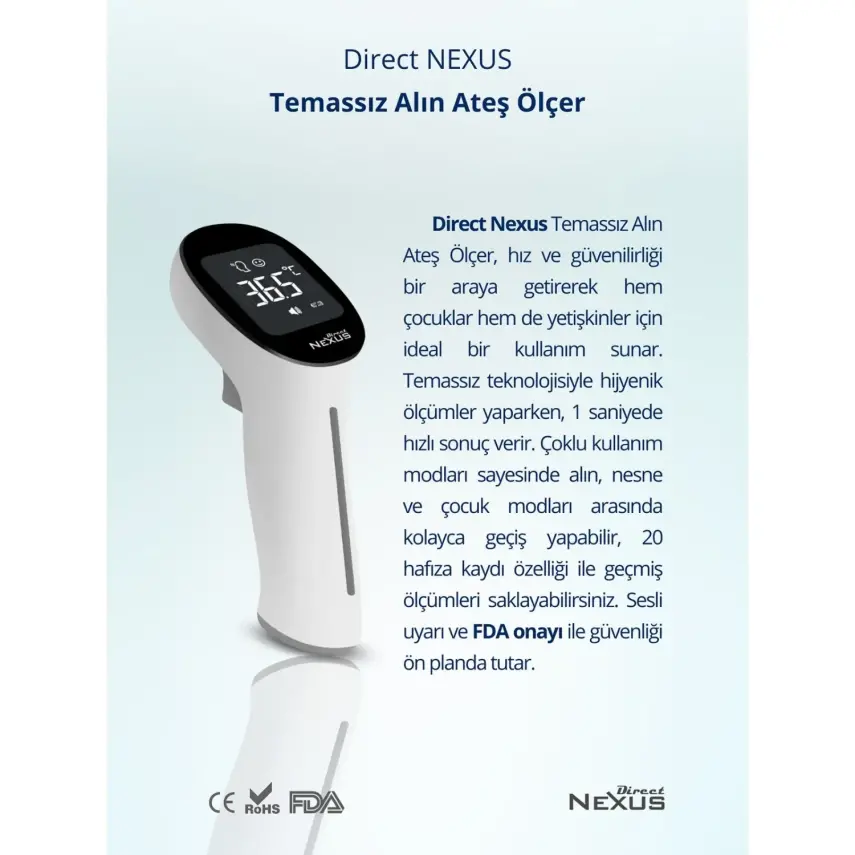 Direct Nexus Infrared Ateş Ölçer (Yeni) - 2
