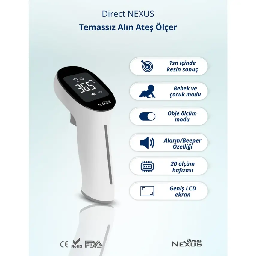 Direct Nexus Infrared Ateş Ölçer (Yeni) - 6