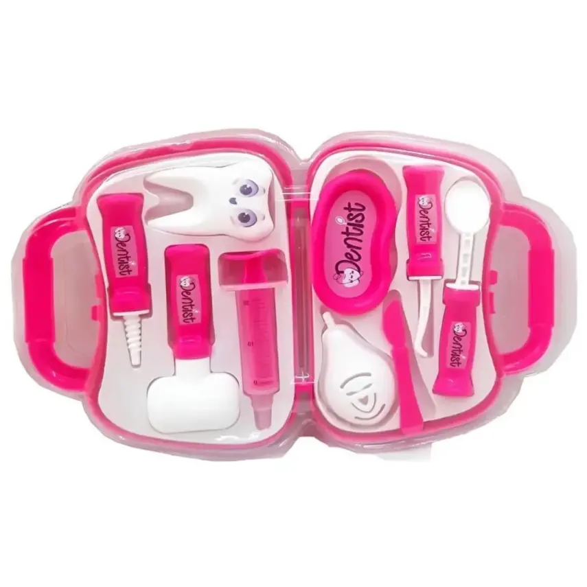 Dişçi Seti Pembe 10 Parça - 1