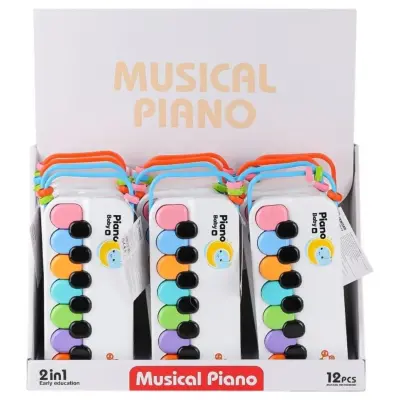 Dısplayde Renkli Beyaz Piano - 3