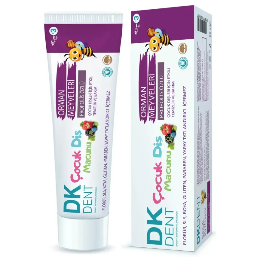 Dkdent Çocuk Diş Macunu Ahududu Aromalı 50 ml - 1