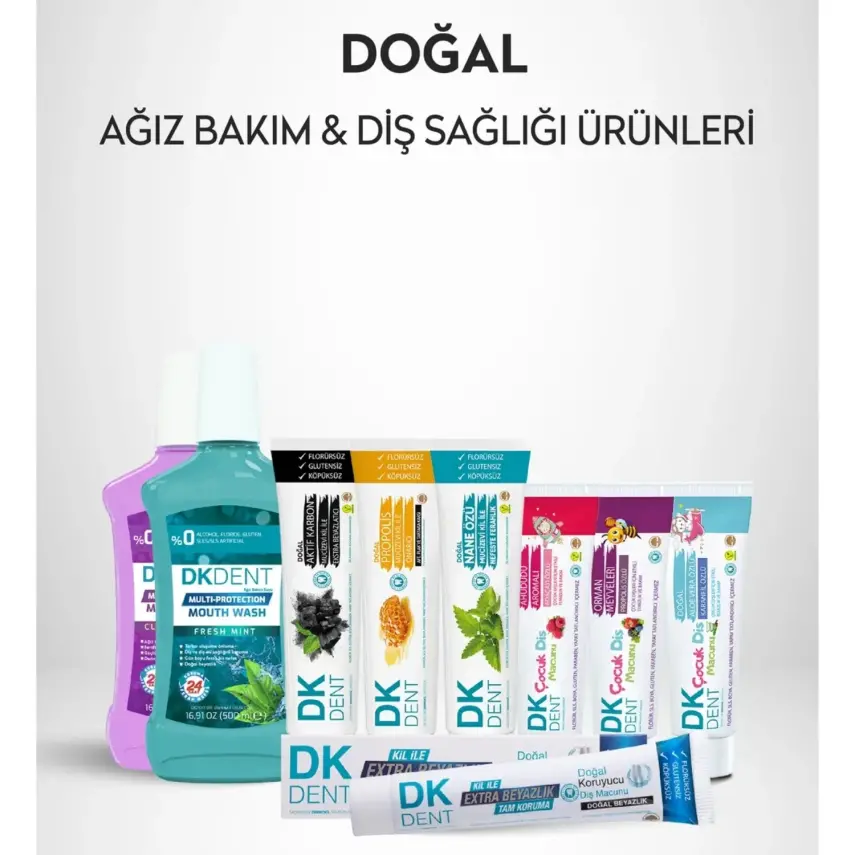 Dkdent Çocuk Diş Macunu Florürsüz Orman Meyveli 50 ml - 2
