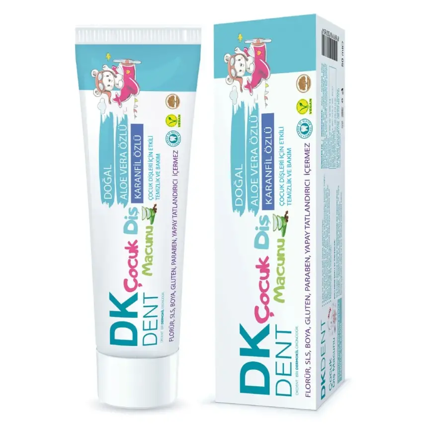 Dkdent Çocuk Diş Macunu Florürsüz Orman Meyveli 50 ml - 1