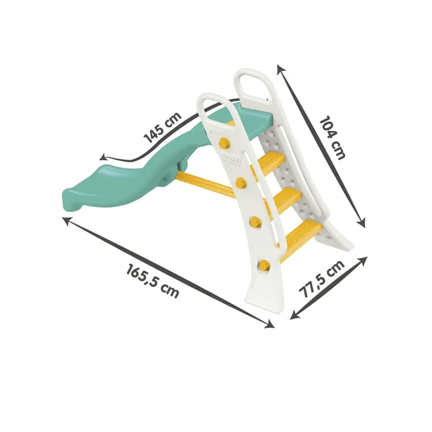 Dolu Büyük Su Kaydırağı Yeşil - 5