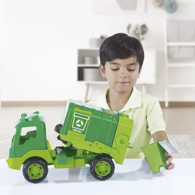 Dolu Çöp Kamyonu Pencereli Kutuda 43 Cm - 8