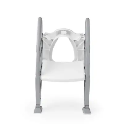 Dolu Kaydırmaz Ayarlı Merdivenli Tuvalet Gri - 2