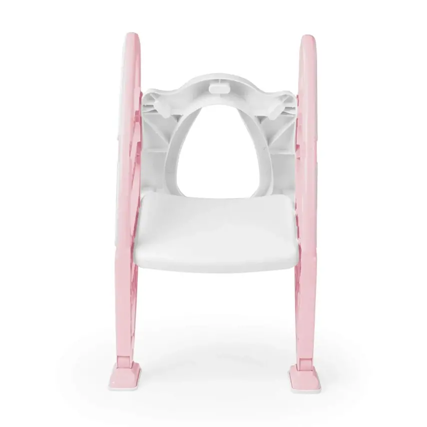 Dolu Kaydırmaz Ayarlı Merdivenli Tuvalet Pembe - 2