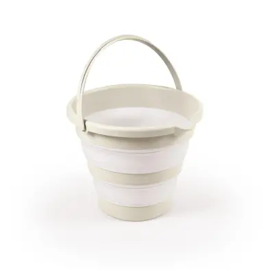 Dolu Nuve Çocuk Katlanabilir 3lü Küvet Seti Bej - 5