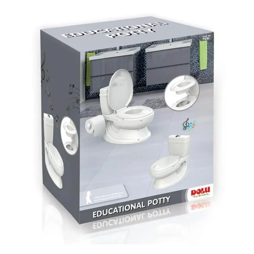 Dolu Nuve Eğitici Lazımlık Beyaz - 5