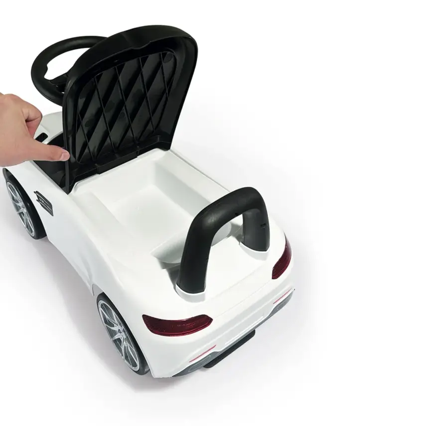 Dolu Ride On Car Pedalsız Beyaz Bingit Araba - 3