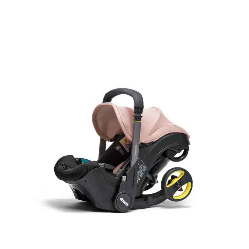 Doona i Bebek Arabasına Dönüşen Tekerlekli Gr 0 Bebek Ana Kucağı Oto Koltuğu Blush Pink - 12