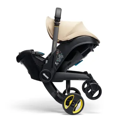 Doona i Bebek Arabasına Dönüşen Tekerlekli Gr 0 Bebek Ana Kucağı Oto Koltuğu Sahara Sand - 12