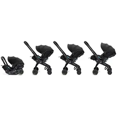 Doona X Bebek Arabasına Dönüşen Tekerlekli gr 0 I-size 3 Yatış Pozisyonlu & Ana Kucağı Nitro Black - 2