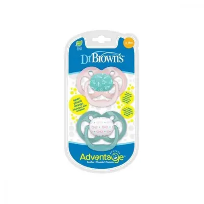 Dr Browns Advantage Silikon Emzik 2li 2. Aşama Pembe - 2