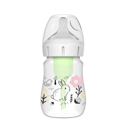 Dr Browns PP Biberon Geniş Ağız Anti-Kolik Options+ Orman Tavşan Desenli 150 ml 
