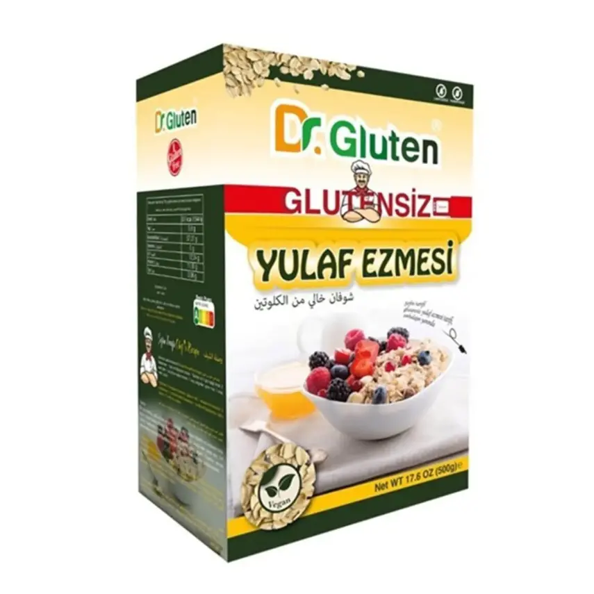 Dr. Gluten Glutensiz Yulaf Ezmesi 500gr  - 1