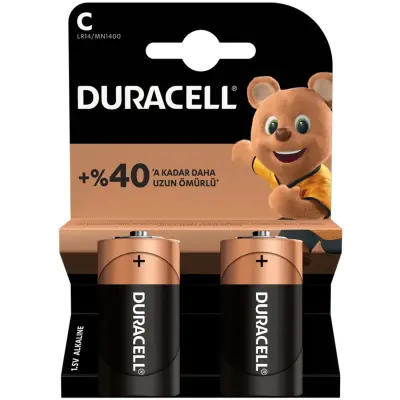 Duracell C Orta Boy Pil 2 li - 7