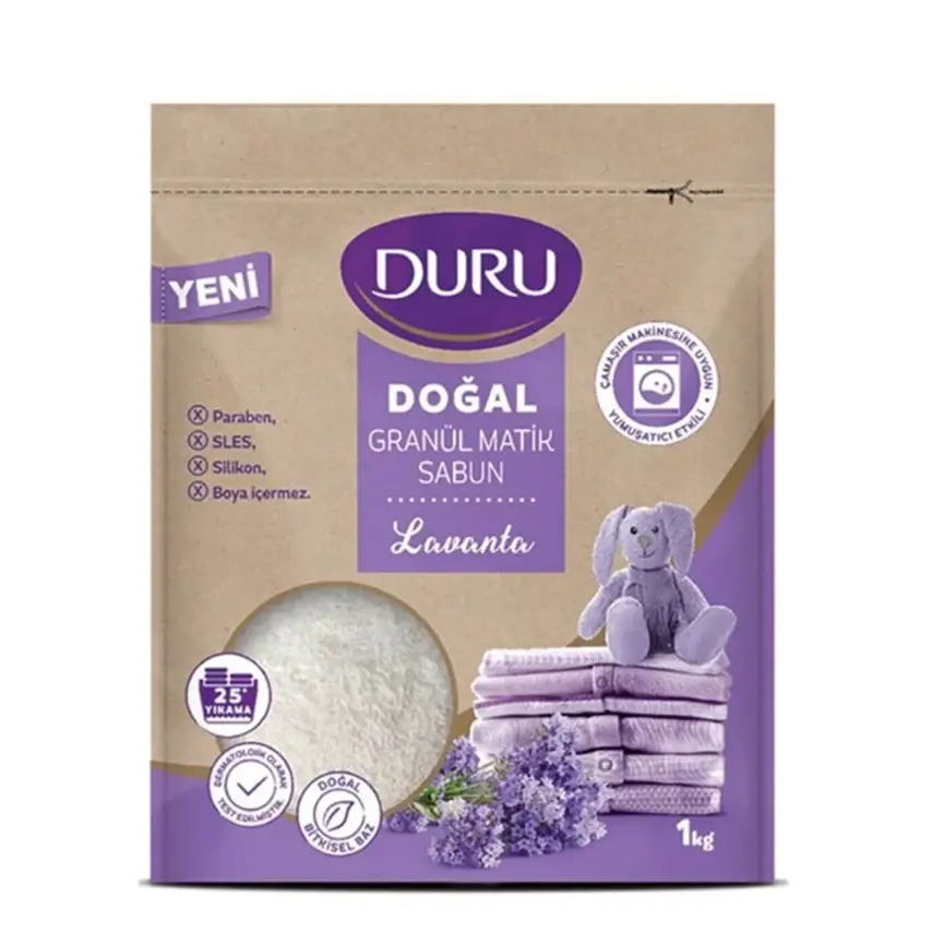 Duru Doğal Granül Matik Sabun Lavanta 1000 gr - 13
