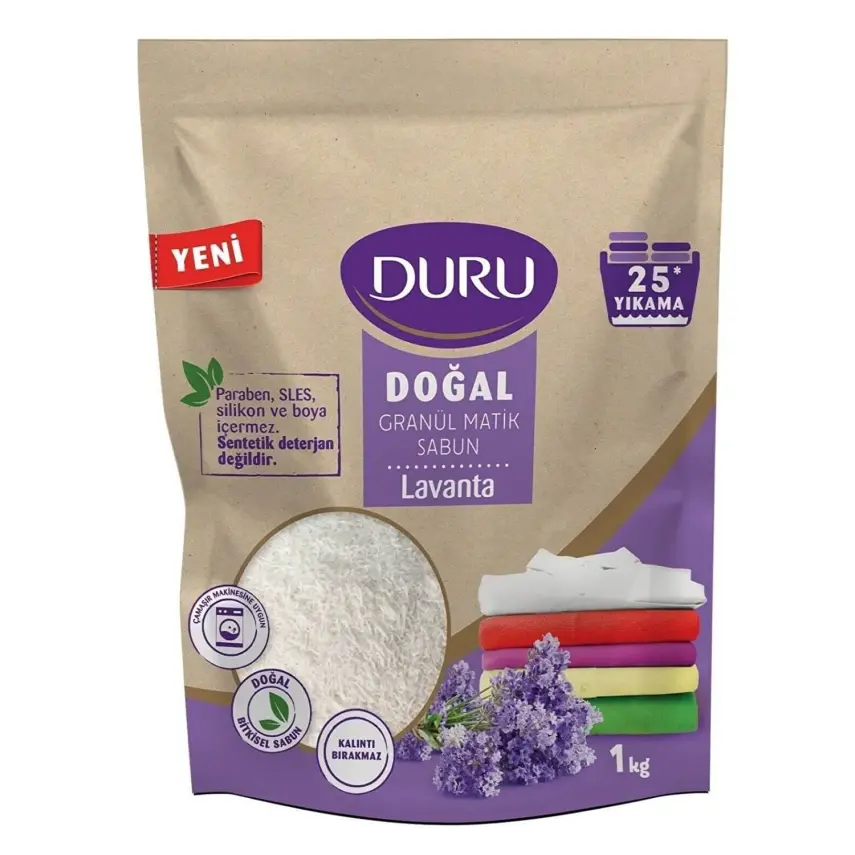 Duru Doğal Granül Matik Sabun Lavanta 1000 gr - 2