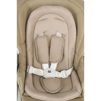 Duux Alkon Yatarlı Portatif Katlanabilen Yükseklik Ayarlı Mama Sandalyesi Bej - 7