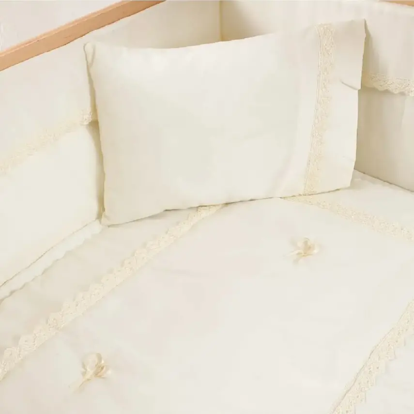 Duux Dada Naturel Anne Yanı Beşik 60x120 cm ve Uyku Seti - 3