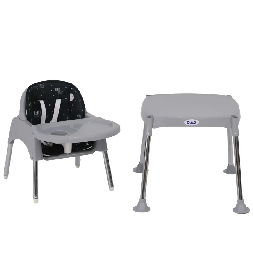 Duux Feed Me 3 In 1 Çalışma Masalı Basic Mama Sandalyesi Moon - 7
