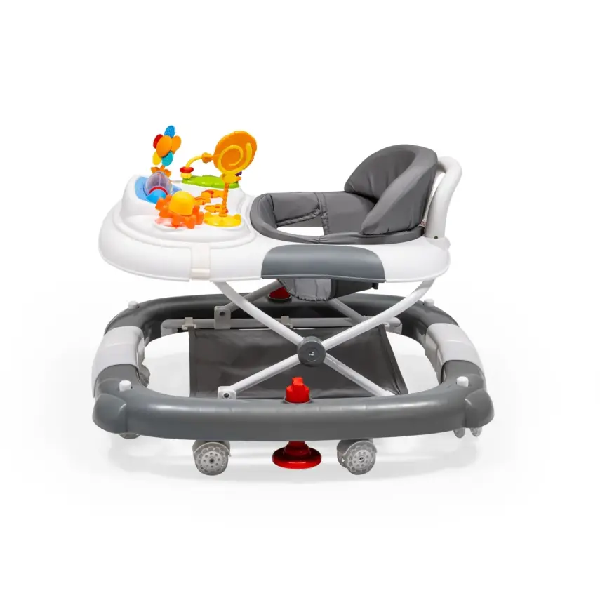 Duux Kidido 3 Kademeli Yükseklik Ayarlı Sallanan Bebek Yürüteci Gri - 4