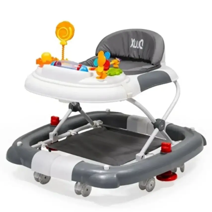 Duux Kidido 3 Kademeli Yükseklik Ayarlı Sallanan Bebek Yürüteci Gri - 2