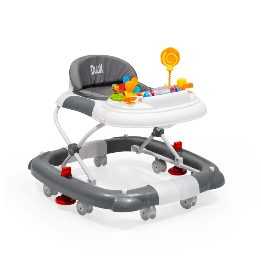 Duux Kidido 3 Kademeli Yükseklik Ayarlı Sallanan Bebek Yürüteci Gri - 14