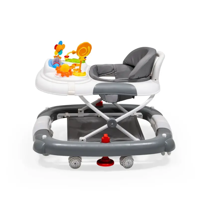 Duux Kidido 3 Kademeli Yükseklik Ayarlı Sallanan Bebek Yürüteci Gri - 3