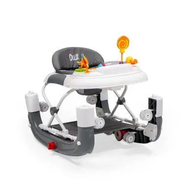 Duux Kidido 3 Kademeli Yükseklik Ayarlı Sallanan Bebek Yürüteci Gri - 18