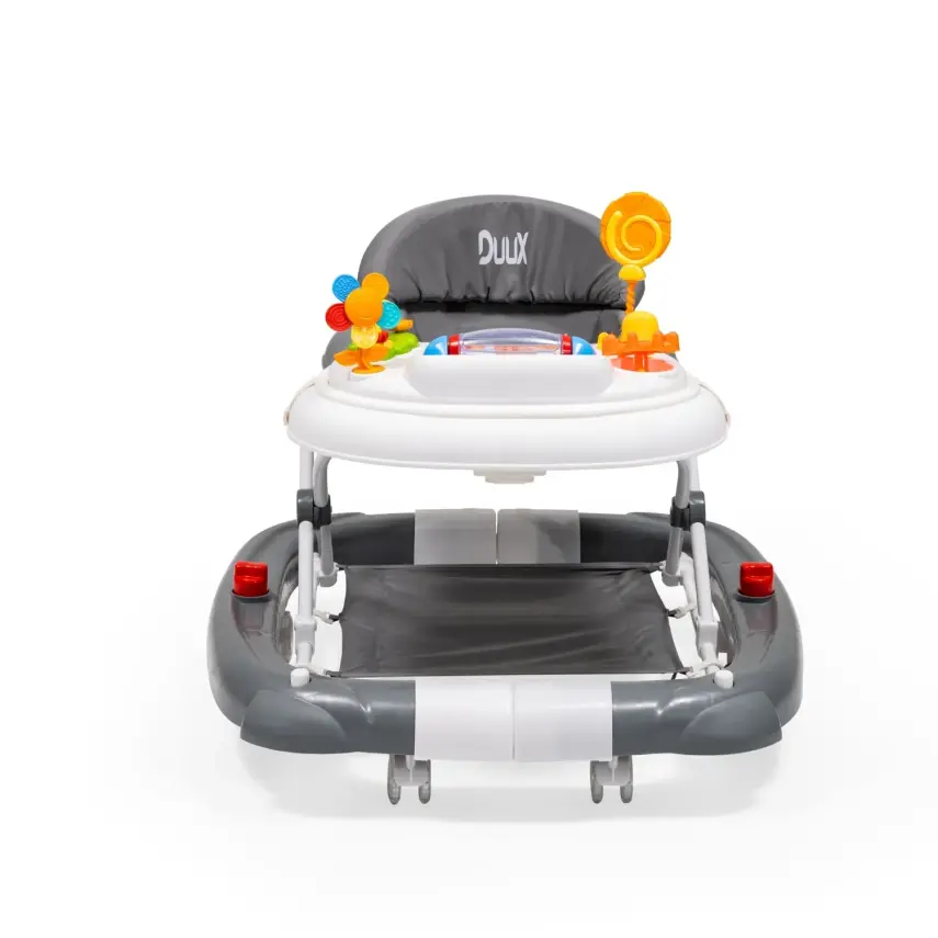 Duux Kidido 3 Kademeli Yükseklik Ayarlı Sallanan Bebek Yürüteci Gri - 19