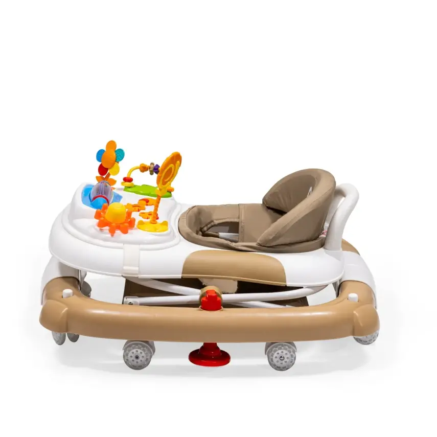 Duux Kidido 3 Kademeli Yükseklik Ayarlı Sallanan Bebek Yürüteci Kahverengi - 10