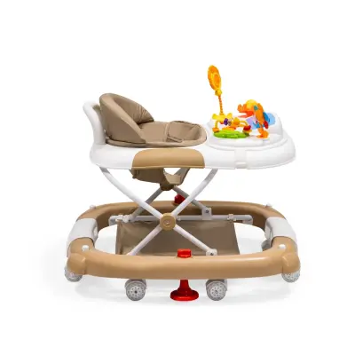 Duux Kidido 3 Kademeli Yükseklik Ayarlı Sallanan Bebek Yürüteci Kahverengi - 14