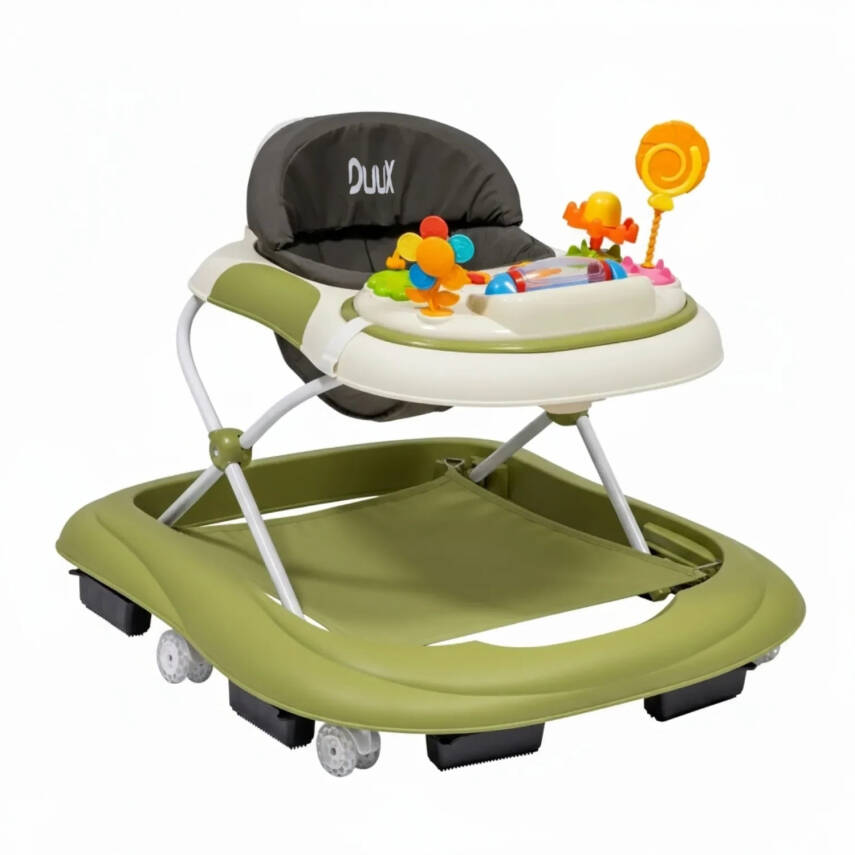Duux Kidido 3 Kademeli Yükseklik Ayarlı Sallanan Bebek Yürüteci Yeşil - 1