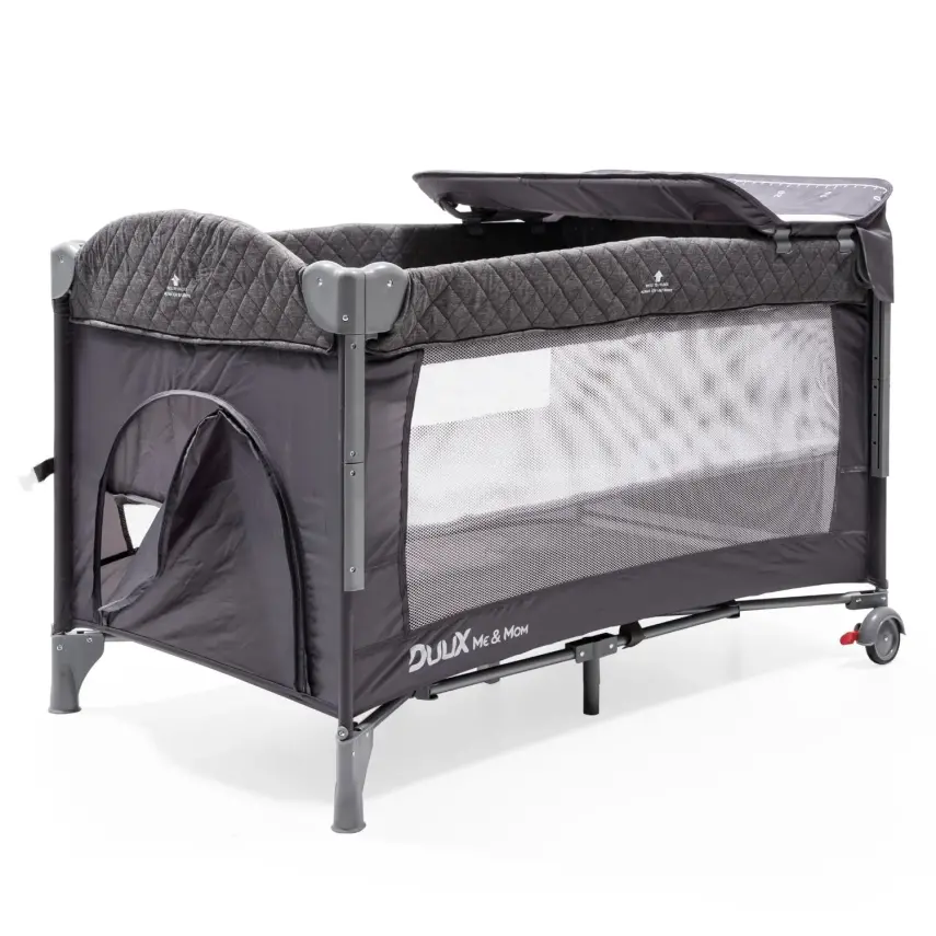 Duux Me And Mom Anne Yanı Oyun Parkı 70x120 cm Dark Grey - 1