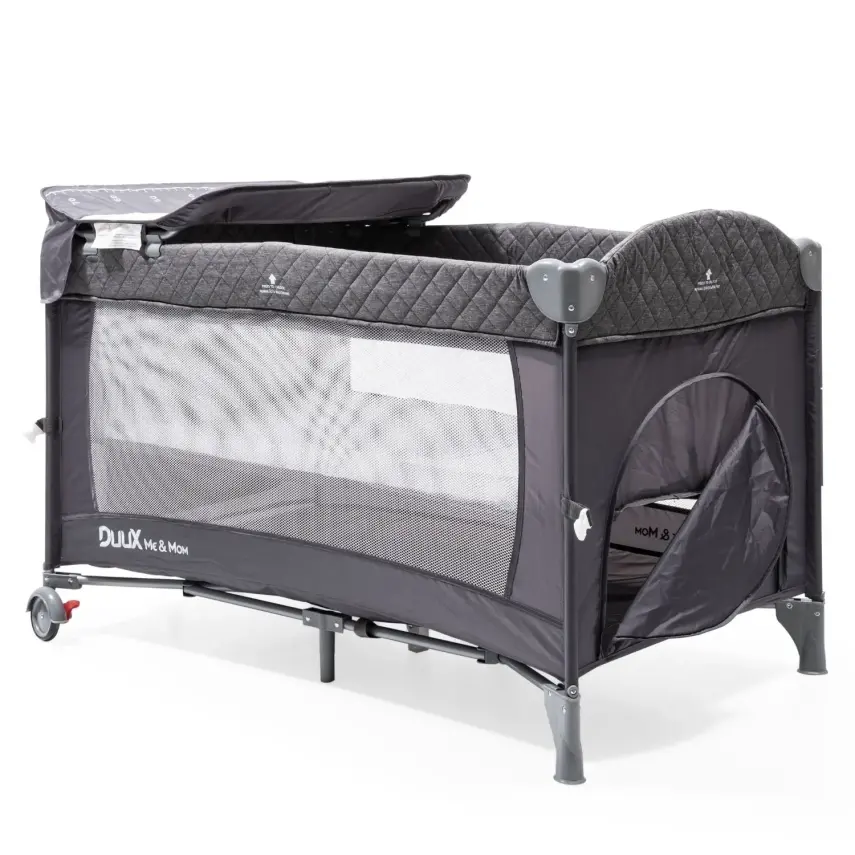 Duux Me And Mom Anne Yanı Oyun Parkı 70x120 cm Dark Grey - 3